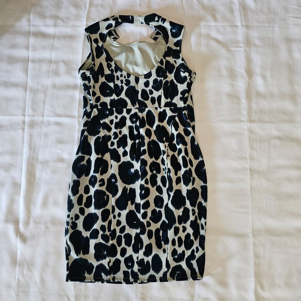 Kardashian Kollection Women's Leopard Print‎ Bodycon Cocktail Dress Size 14 - Picture 5 of 16
